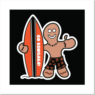 Surfs Up for the Cincinnati Bengals! Posters and Art